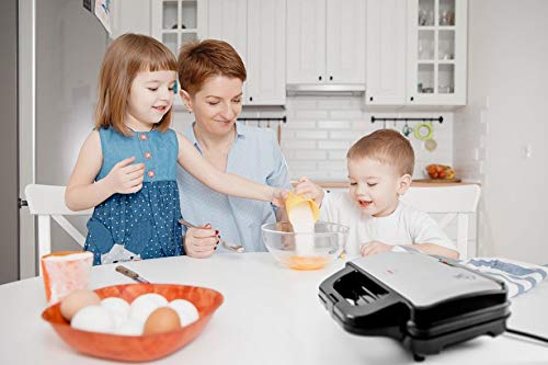 Waffeleisen ELDOM WA100S, Power 1000W Für Zwei Große Waffeln – Bild 9