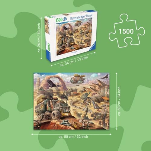 Ravensburger Puzzle Terres Désolées 1500 Pièces Puzzle Thème Cinéma - vue 4
