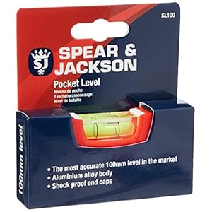 Spear & Jackson SL100 100mm Pocket Level Spirit