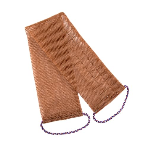 Zambuph - Zambuph Brosse exfoliante pour le corps, facile à mousser, nettoyage en profondeur, unisexe, décontamination douce, brosses en Nylon pour la douche, brun