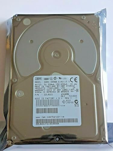 Disco interno da 4.5 GB DDRS-34560 PN 22L0221 68 pin 3.5 7200 RPM rigido hdd scsi