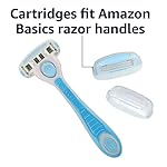 Amazon Basics 5-Blade Razor for Women, Handle, 2 Cartridges & Shower Hanger (Cartridges fit Amazon Basics Razor Handles only) (Previously Solimo) - Image 3