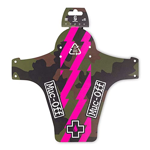Muc-Off Parafango Anteriore Pieghevole, Stampa Camo, Unisex-Adulto, Camufarre