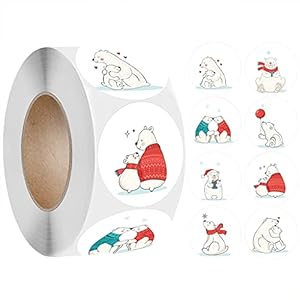 Mengmengda 500 stks Leuke Dier Beer Beloning Stickers Motivationele Zelfklevende Sticker voor Kids School Beloning…