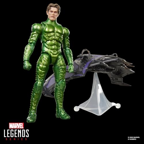 Image of Marvel Legends Series Green Goblin, Spider-Man: No Way Home Deluxe 6 Inch Action Figure Set with Original Goblin Armor and Glider