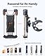 andobil 2025 Handyhalterung Fahrrad [ Top Verarbeitet ] 165 km/h Stoßfest [ 1s Einhandbedienung ] Universal Handyhalterung Motorrad 360° Handyhalter Fahrrad für iPhone 16/15/14 Pro Max Samsung S25