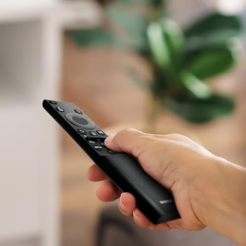 Image of OEM Original Replacement Voice Remote Control for Samsung Smart TV Includes Netflix, Prime Video and Samsung Internet Shortcut Buttons (BN59-01354A), Black