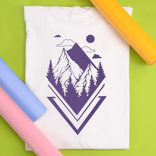 Siser EasyWeed HTV Rolo de 30 cm x 60 cm - Vinil de transferência de calor para ferro, Wicked Purple