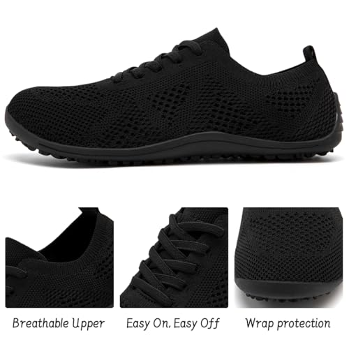 Women's Barefoot Shoes Walking Sports Zero Drop Sole Running Casual Sneakers Slip On Breathable Soft Fashion House Shoes2