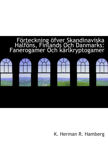 Förteckning öfver Skandinaviska Halföns, Finlands