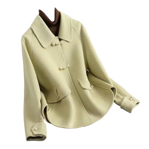 Veste en tweed courte pour éviter le froid de l'hiver avec style décontracté