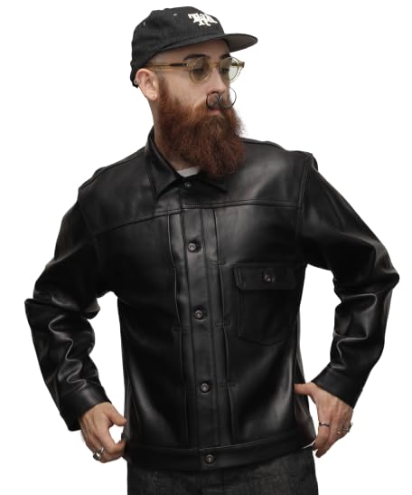 Schott ブラック レザージャケット L 羊革 Schott N.Y.C ショット ラムレザー ダブル ブレスト ライダース