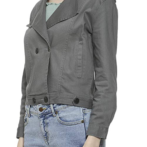 Image of Campus Sutra Women's Cotton Quilted Short Length Jacket