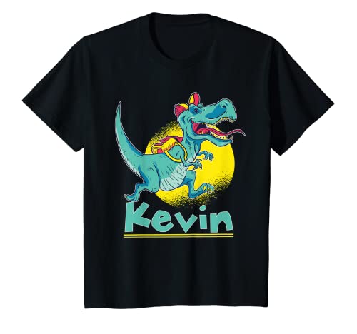 Imagen de Niños Kevin Regalo Nombre Dinosaurio Camiseta