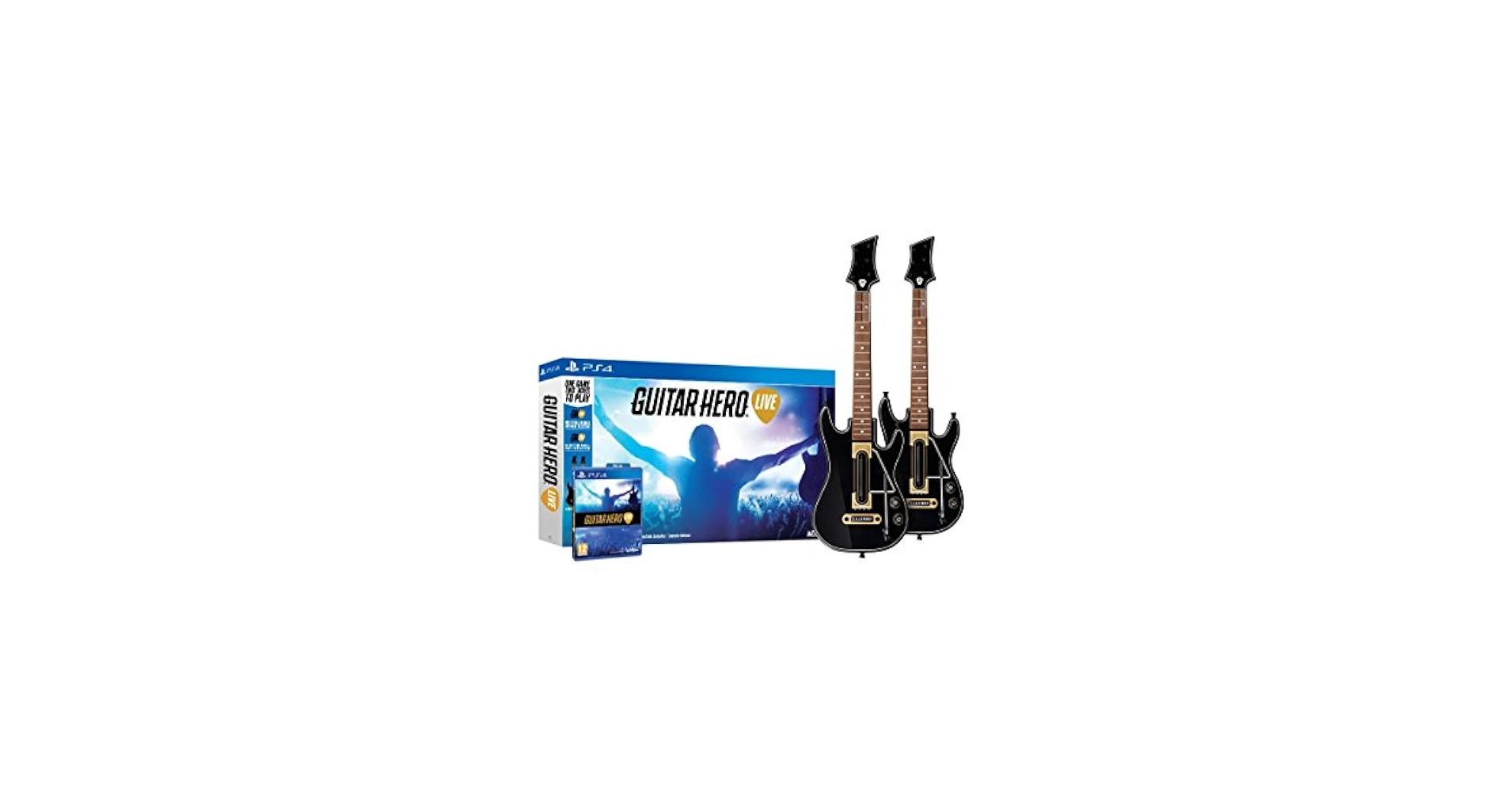 Guitar Hero Live PS4 ギターコントローラー2本セット Amazon.com: Guitar Hero Live 2-Pack Bundle - PlayStation 4