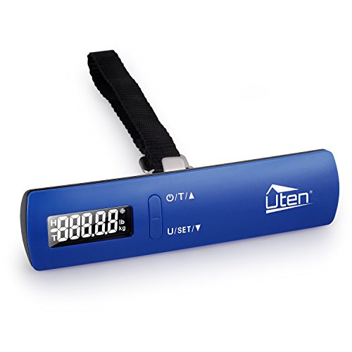 Preisvergleich Produktbild Uten Tragbare Digitale Waage zum Aufhängen, Blau, 50 kg