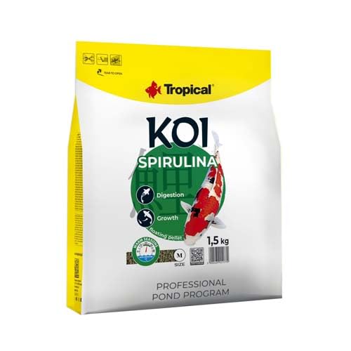 See full amazon price history chart for Tropical Koi Spirulina Floating Pellet Pond Koi Fish Food Size M (1.5kg) - 45187 Tropical Koi Spirulina Floating Pellet Pond Koi Fish Food Size M (1.5kg) - 45187 (B0CZXX46XM) Amazon Price History, Amazon Price Tracker