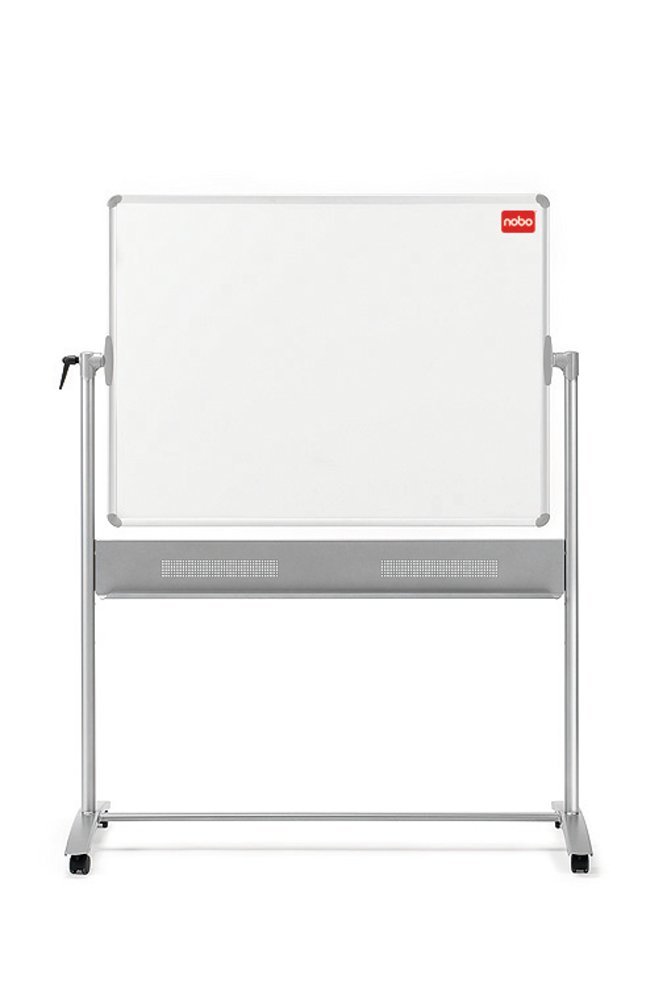 Nobo Basic Melamine Mobile Dry Wipe Whiteboard + Product Description