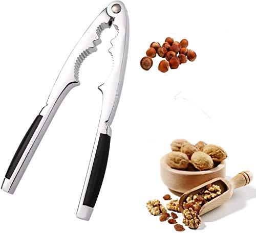 Hong Cascanueces de acero inoxidable de 17 cm, almendras peladas, peladora de piñones Cover