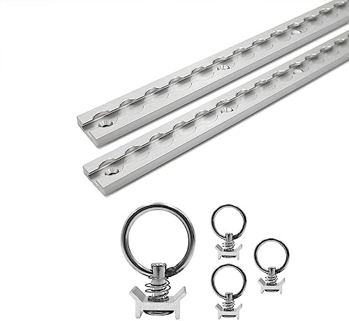 LABT Set airline-rails, halfrond zilver geanodiseerd, voordeelset met LABT Set airline-rails, halfrond zilver geanodiseerd, voordeelset met