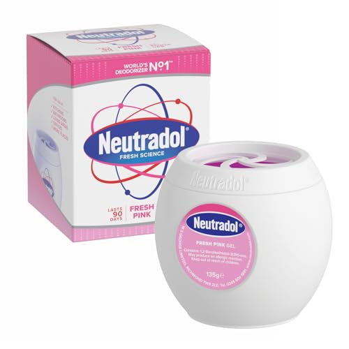 Neutradol Slow Release Gel Air Freshener, Fresh Pink 1 x 135g
