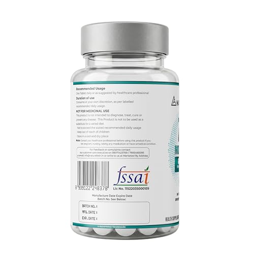 Image of Naturaltein Zinc Monomethionine 60 mg | 17 mg Elemental Zinc per Tablet | Supports Immune Health, Antioxidant Protection & Skin Wellness | 30 Count