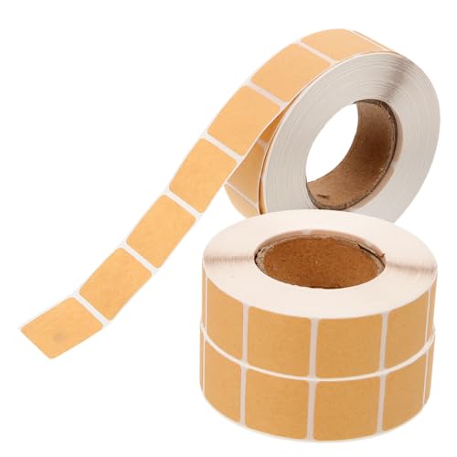 VANZACK Étiquettes Adhésives Cibles Autocollants en Papier Kraft 3 Rouleaux Autocollants De Réparation Auto-adhésifs pour Tir Sportif Chasse Plein Air