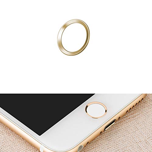 Ukcoco Home Button Sticker Compatible With Iphone 5S/Se/6/6S/6 Plus - Material Touch Id Button Sticker For 7/7 Plus/8/8 Plus/Mini 3/Air 2/Mini (4 Pcs) #TOP2