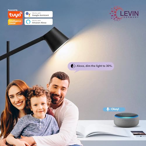 Levin Germany Smart LED Bulb E27 – 9W RGB Colour-Changing Bulb | Dimmable | Wi-Fi & Bluetooth | Works with Alexa & Google Home | 810 Lumens | App & Voice Control | 2-Year Warranty - Image 6