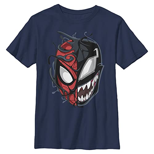 T-shirt enfant Marvel Venom bleu marine idéal pour l'école