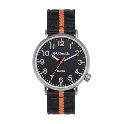 Montre de sport Columbia Trailbanks à quartz cadran noir ultra lisible