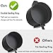 EV Charger Cover for J1772 Charge Port Protector, Adjustable Zip Tie Design, Silicone Dust Cap for Car Charger End, Compatible with BMW Audi Ford Kia Rivian Volvo Gm Electric Vehicle Car