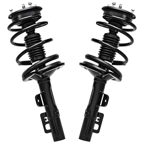 Image of Detroit Axle - Front Coil Spring Struts Tie Rod Suspension Kit for AWD 2005-2007 Five Hundred Montego - 8pc Set