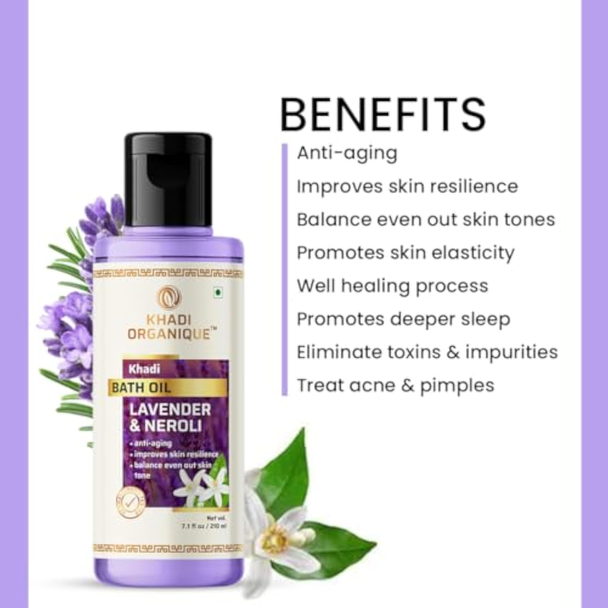 Lavender & Neroli Bath Oil with Orange & Lemongrass Body Wash