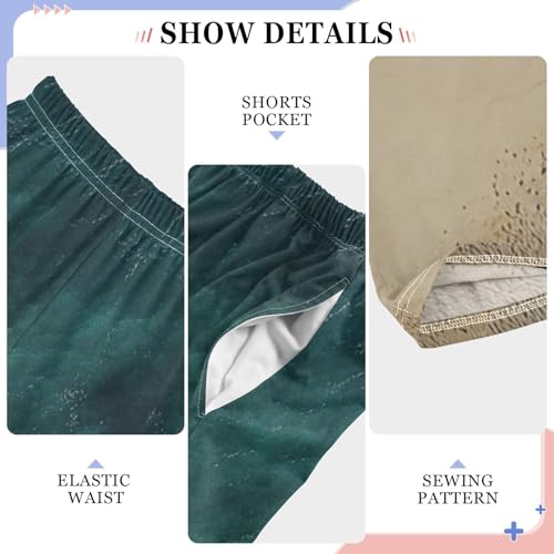 Boys' Pants Beach Waves Translucent Long Bottoms Jogger Pants Elastic Waist Trousers with Pockets S-XL4