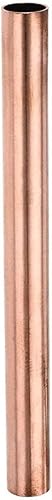 Longitud 500mm19.6", tubo de cobre recto sin costura de alta pureza para enmarcarindustrialproductos de jardín, OD 14mm0.55", grosor de pared, 0.551