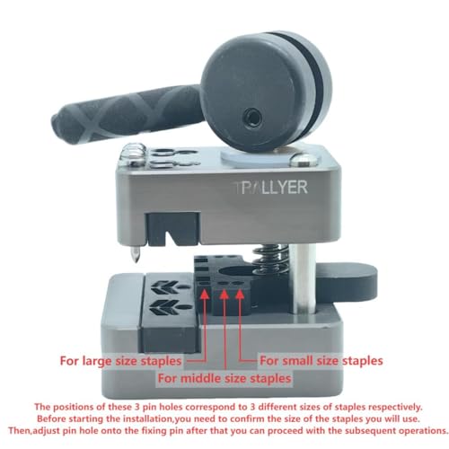 Conveyor belt 2\" staple fastener installation tool for model RS62 RS125 RS187 MR1S MR2S MR3S staple lacing,full body metal staple fastener tool set TRALLYER