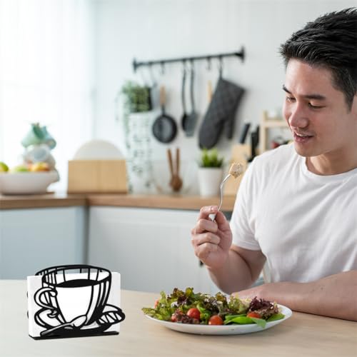 Paper Napkin Holder Metal Napkins Dispenser Vertical Table Napkin Organizer for Home Kitchen Restaurants - Cosy Home Interiors Paper Napkin Holder Metal Napkins Dispenser Vertical Table Napkin Organizer for Home Kitchen Restaurants - Image 4