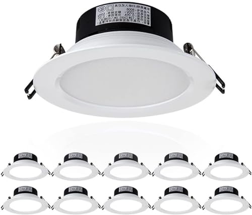 Spot LED encastrable blanc cuisine et bureau lumière du jour 6000K