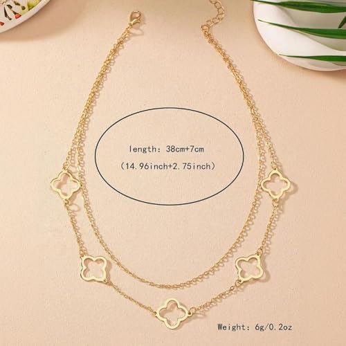 Gold Charm Necklace For Women Star Pearl Charms Pendant Neckalces Dainty 14K Gold Plated Summer Beach Ocean Jewelry Gifts4