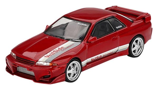 サンリッチ (Sunrich) MINI GT 1/64 ニッサン スカイライン GT-R R32 Veilside コンバット C-I ジェムレッド (右ハンドル) 完成品 MGT00987-R