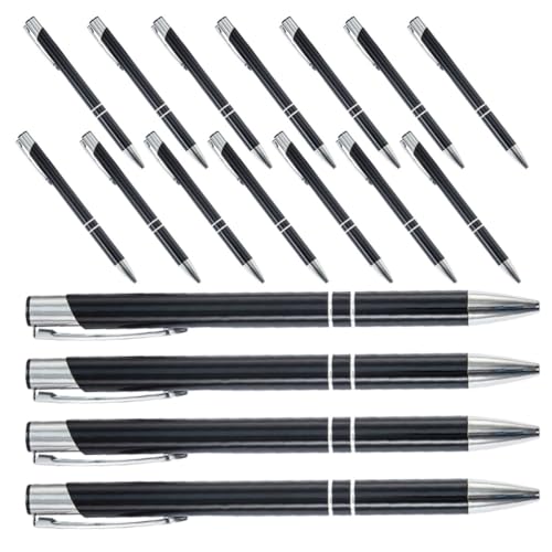 WRITWAA 48 Piezas Bolígrafo de Metal Elegante para Escribir Diseño Estilizado y Experiencia de Escritura Suave, Adecuado para Profesores y Estudiantes