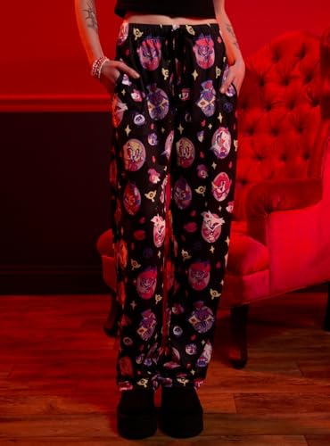 Hazbin Hotel Chibi Characters Pajama Pants MULTI