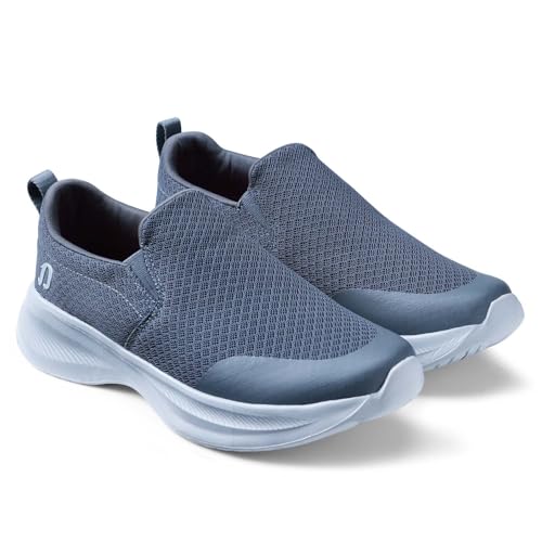 Image of DOCTOR EXTRA SOFT Men's Running & Walking Shoes| Lightweight Comfortable Slip-On Sports Sneakers, Memory Foam Cushion, Breathable Mesh, Anti-Slip Flexible Gym Training Gents Boys D-2011