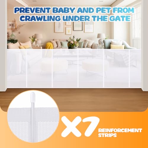 150-Inches-Retractable-Baby-Gates-Extra-Wide-35-Tall-Baby-Gates-for-Doorways-Upgraded-Retractable-Dog-Gate-with-Fiberglass-for-Stairs-Retractable-Pet-Gate-for-Dog-IndoorOutdoor-White - Cucciolini Doodles   150-Inches-Retractable-Baby-Gates-Extra-Wide-35-Tall-Baby-Gates-for-Doorways-Upgraded-Retractable-Dog-Gate-with-Fiberglass-for-Stairs-Retractable-Pet-Gate-for-Dog-IndoorOutdoor-White