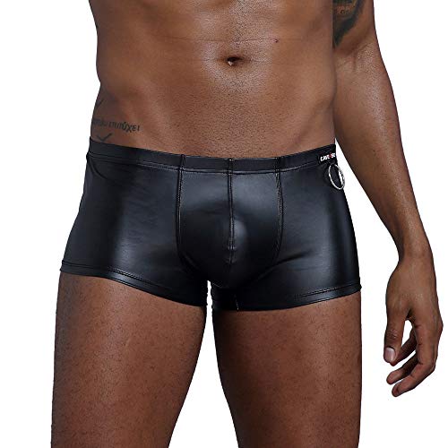 Cave Hero Wetlook Shorts mit Ring Herren Vinyl Boxer (XXL) Cover