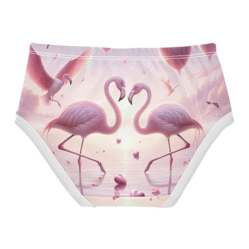 Flamingos Undies for Toddler Girls, Girls Panties, 2T–8 Years2
