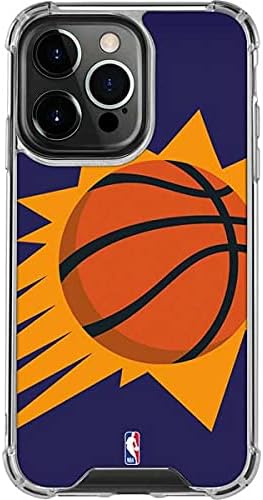 Skinit Clear Phone Case Compatible with iPhone 13 Pro - Officially Licensed NBA Phoenix Suns Large Logo Design
