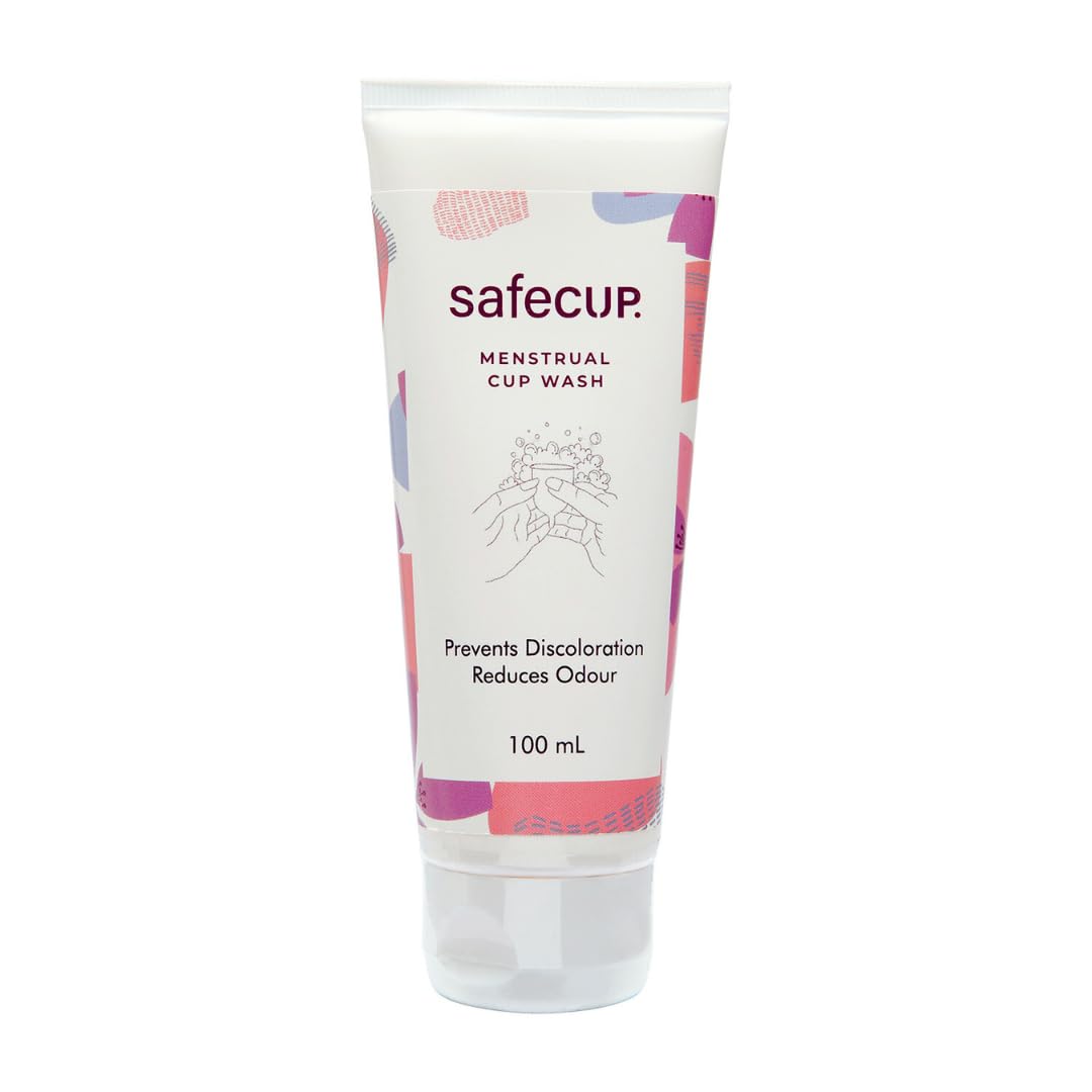 SafecupMenstrual Cup Wash - 200mL - Prevents Odour - Maintains colour of the cup - Internationally acclaimed formula - The safest