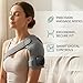 Hewelth Triple Method Shoulder Massager, Tragbare Beheizte Schulterstütze mit Vibrationsmassage & Kompression, Elektrische Schulter-Massagegerät mit 3 Heizstufen für Damen, Herren